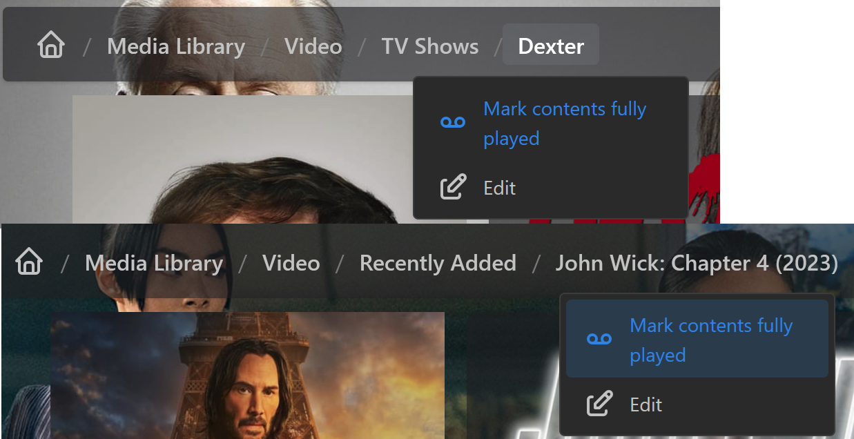 Пример того, как редактировать пользовательские настройки